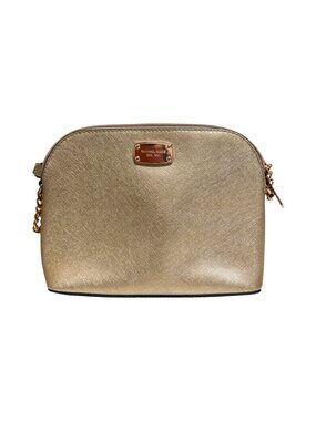 Michael Kors Gold Dome Crossbody Bag